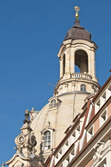 Lutheran Prints: Church of Our Lady, Dresden, Saxony, Germany, Europe
