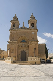 Marsaxlokk Prints: Church of our Lady of Pompeii at Marsaxlokk, a fishing village, Malta, Europe