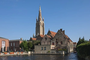 Bruges Prints: Church of Our Lady, and Seminary, Bruges, Belgium, Europe