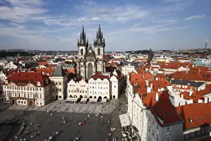 Eastern Europe Prints: Church of Our Lady before Tyn (Tyn Church) in the Old Town (Stare Mesto)