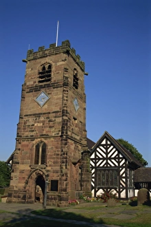 Cheshire Prints: Church, Lower Peover, Cheshire, England, United Kingdom, Europe