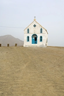 Salinas Prints: Church near Salinas, Sal, Cape Verde Islands, Africa