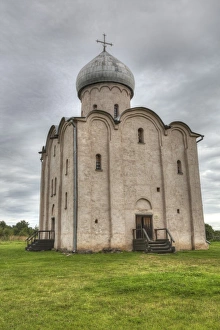 Russian Culture Prints: Church of Nereditsa, UNESCO World Heritage Site, Veliky Novgorod, Novgorod Oblast