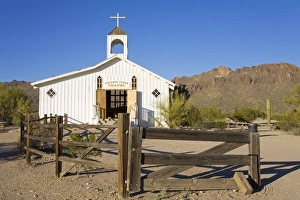 Film Studios Prints: Church, Old Tucson Studios, Tucson, Arizona, United States of America, North America
