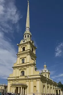 Images Dated 1st June 2010: The Church in the Peter and Paul Fortress, St. Petersburg, Russia, Europe