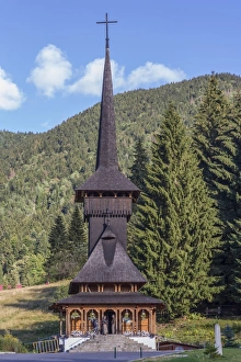 Spires Prints: Church, Poiana Brasov, Transylvania, Romania, Europe