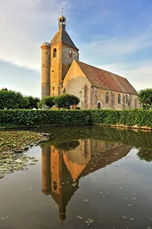 Religious Art Prints: Church of Prouais, Commune of Boutigny-Prouais