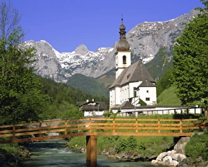Ramsau Prints: Church at Ramsau