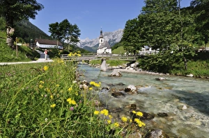 Church of Ramsau, Berchtesgadener Land, Bavaria, Germany, Europe