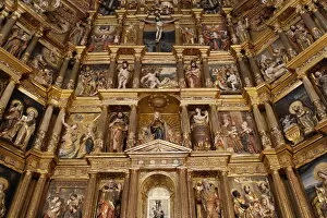 Images Dated 5th April 2011: Church reredos, Real Monasterio de San Jeronimo, Granada, Andalucia, Spain, Europe