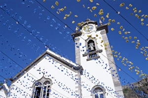 Ribeira Brava Prints: Church in Ribeira Brava