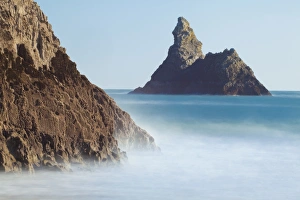 Church Rock, Broad Haven Beach, Pembrokeshire National Park, West Wales, United Kingdom, Europe