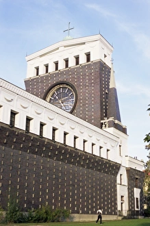 Church of the Most Sacred Heart of Our Lord, Joze Plecnik 1932, Jiriho z Podebrad Square