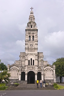 Facades Prints: The church of Sainte Anne, La Reunion, Indian Ocean, Africa