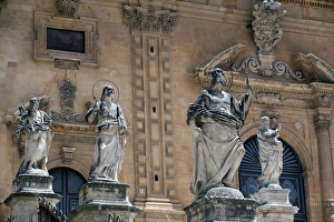 San Giorgio Prints: The church of San Giorgio, Modica, Sicily, Italy, Europe