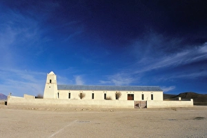 San Juan Prints: Church at San Juan, Salar de Uyuni, Bolivia, South America