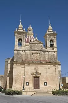 Church in San Lawrenz, Gozo, Malta, Europe