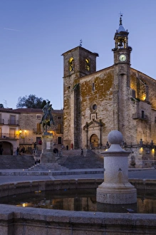 Trujillo Prints: Church of San Martin, Trujillo, Caceres, Extremadura, Spain, Europe