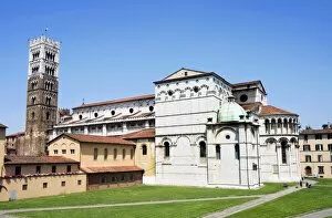 Images Dated 24th June 2008: Church of San Martino, Lucca, Tuscany, Italy, Europe