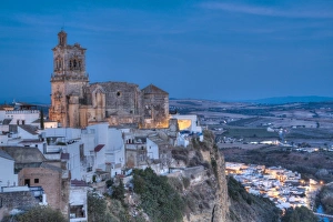 Bell Tower Prints: Church of San Pedro, Arcos de la Frontera, Andalucia, Spain, Europe