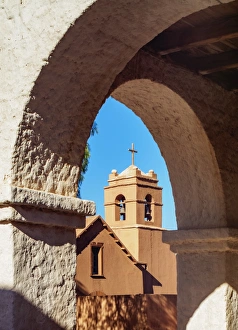 Adobe Prints: Church in San Pedro de Atacama, Antofagasta Region, Chile, South America