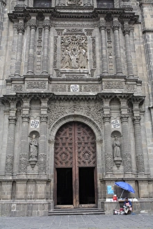 Vendor Prints: Church of Santo Domingo, Plaza de Santo Domingo, Mexico City, Mexico, North America