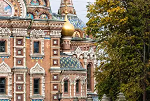 Petersburg Russia Prints: Church of the Savior on Spilled Blood (Tserkov Spasa na Krovi)
