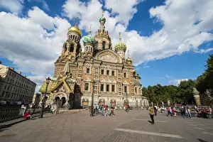 Church of the Saviour on Spilled Blood, UNESCO World Heritage Site, St. Petersburg, Russia, Europe