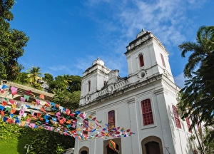 Brazilian Prints: Church in Solar do Unhao, Museum of Modern Art, Salvador, State of Bahia, Brazil