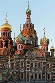 19th Century Gallery: The Church on the Spilled Blood, UNESCO World Heritage Site, St. Petersburg, Russia