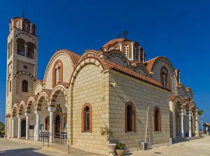 Support Prints: Church of St. Barbara in Paralimni, Cyprus, Europe