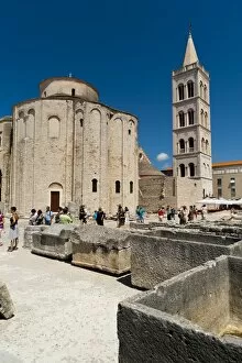 Images Dated 16th August 2010: Church of St. Donat, Zadar, Zadar county, Dalmatia region, Croatia, Europe