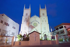 Images Dated 17th September 2009: Church of St. Francis Xavier, Melaka (Malacca), Melaka State, Malaysia