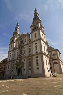 Church St. Johannes, Kollegiatstift Haug, Wurzburg, Franconia, Bavaria, Germany, Europe