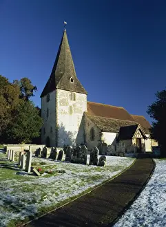Church Yard Prints: Church of St. John the Evangelist, a 12th century church built on Saxon site