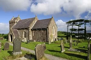 Images Dated 16th June 2009: Church of St. Madoc, Llanmadoc, Gower, Wales, United Kingdom, Europe