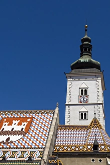 Images Dated 5th July 2007: Church of St. Mark, Zagreb, Croatia, Europe