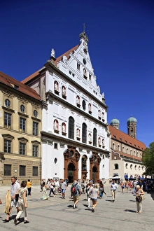 Jesuit Prints: Church St. Michael, Neuhauser Strasse, Munich, Upper Bavaria, Bavaria, Germany, Europe