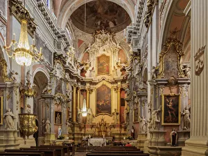 Vilnius Prints: Church of St. Theresa, interior