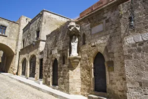 Rhodes Prints: Church of St. Trinity, 15th century, Street of the Knights, Rhodes Old Town
