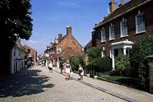 Christchurch Prints: Church Street, Christchurch, Dorset, England, United Kingdom