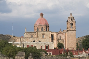 Church of Templo de San Cayetano or La Valenciana in the suburb of La Valenciana Church of Templo de San Cayetano or La Valenciana in the suburb of La Valenciana