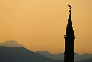 Piemonte Prints: Church tower or steeple