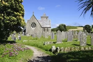 Images Dated 22nd May 2009: Church, Tresco, Isles of Scilly, Cornwall, United Kingdom, Europe
