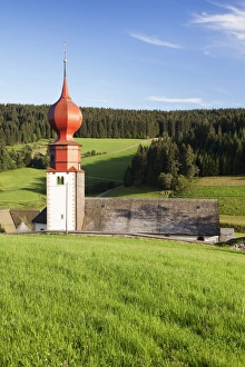 Black Forest Prints: Church, Urach, Black Forest, Baden Wurttemberg, Germany, Europe