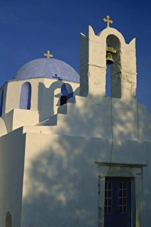 Paros Prints: Church on the waterfront, Parikia, Paros, Cyclades, Greek Islands, Greece, Europe