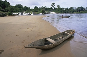 Cameroon Prints: Chutes de la Lobe, southern area, Cameroon, Africa