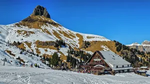 Chalet Prints: Ciampak valley over Alba, UNESCO, Dolomites, Italy