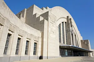 Clock Prints: Cincinnati Museum Center at Union Terminal, Cincinnati, Ohio, United States of America