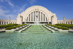 Clock Prints: Cincinnati Museum Center at Union Terminal, Cincinnati, Ohio, United States of America